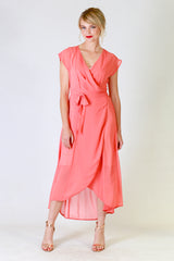 Gretchen Dress, Annah Stretton Bridal, Wrap Around Dress, Shot on Model