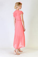 Gretchen Dress, Annah Stretton Bridal, Wrap Around Dress, Shot on Model