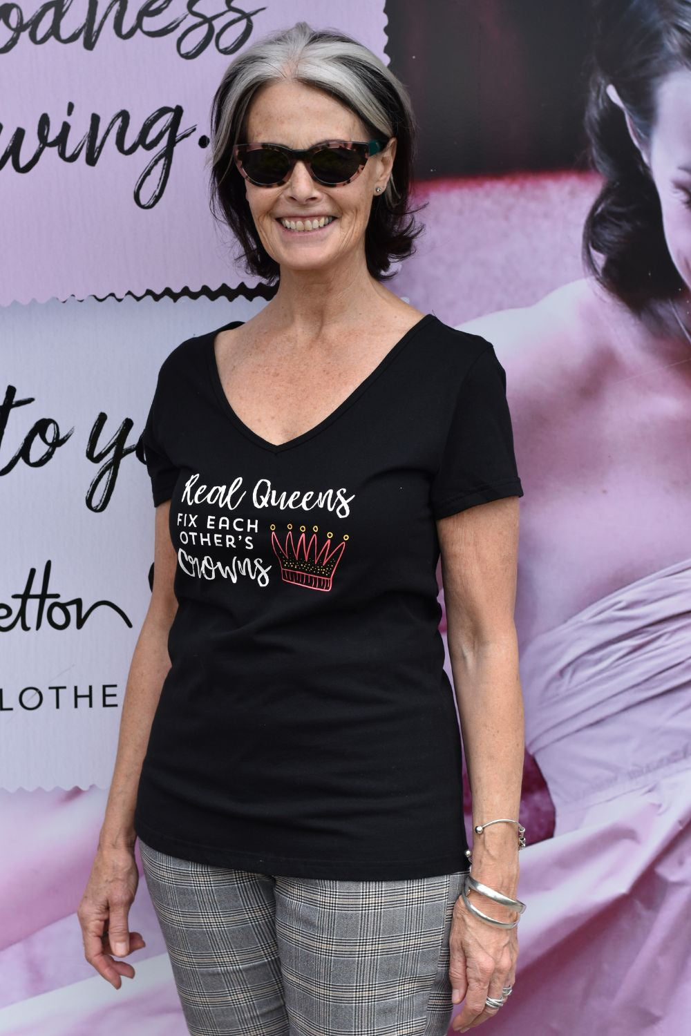 Basic Quote Tee - Real Queens Tee - Black - SALE