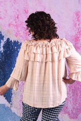 Ricci Ruffle off the shoulder top by Annah Stretton