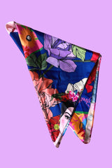 AS Square Neck Scarf - Rita Floral Navy - SALE