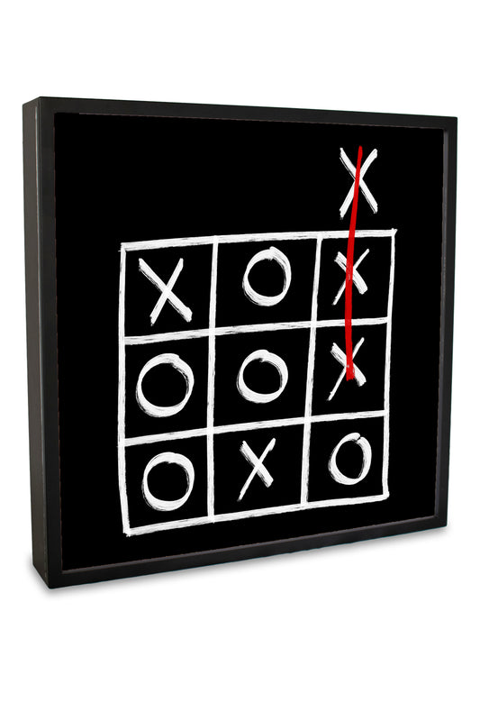 Noughts and Crosses Lightbox | Home Decor | Light box | Art Lightbox | Quote Lightbox | Quote | Annah Stretton | Homewares