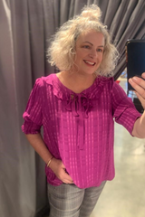 Tiger Lily Top - Magenta