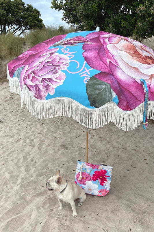AS Outdoor Beach Umbrella - Pink Peony