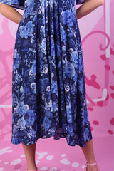 Veronica Town Dress - Hydrangea