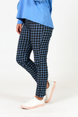 vita checkmate blue checkered pants