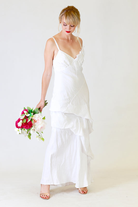 Hayley Ruby Dress, Annah Stretton Bridal, Ivory Wedding Dress, Shot on Model