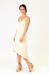 zita zara aline slip in nude, v neckline 