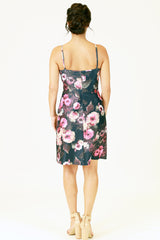 zita ze abigail slip in navy floral print